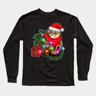 Pallas Santa cat Long Sleeve T-Shirt